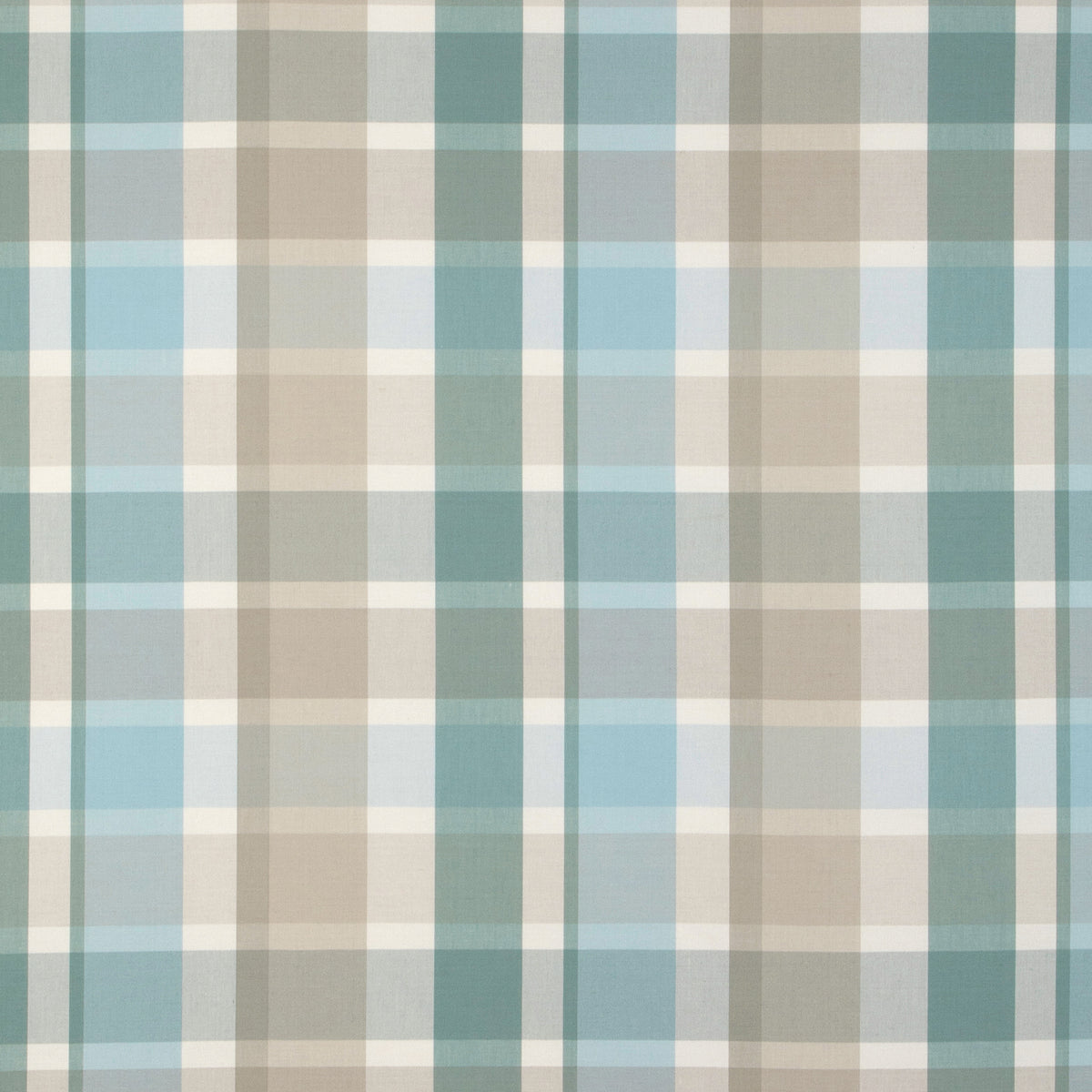 Fisher Plaid - Sky/Stone