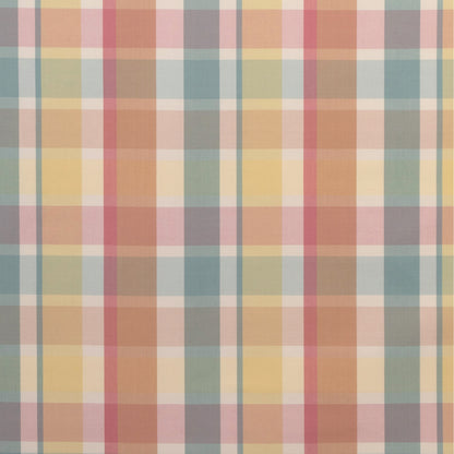 Fisher Plaid - Melon/Aqua
