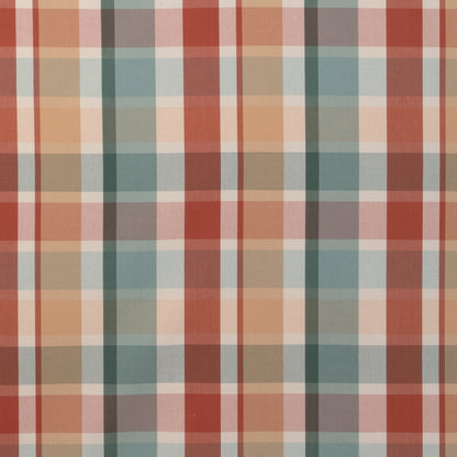 Fisher Plaid - Teal/Spice