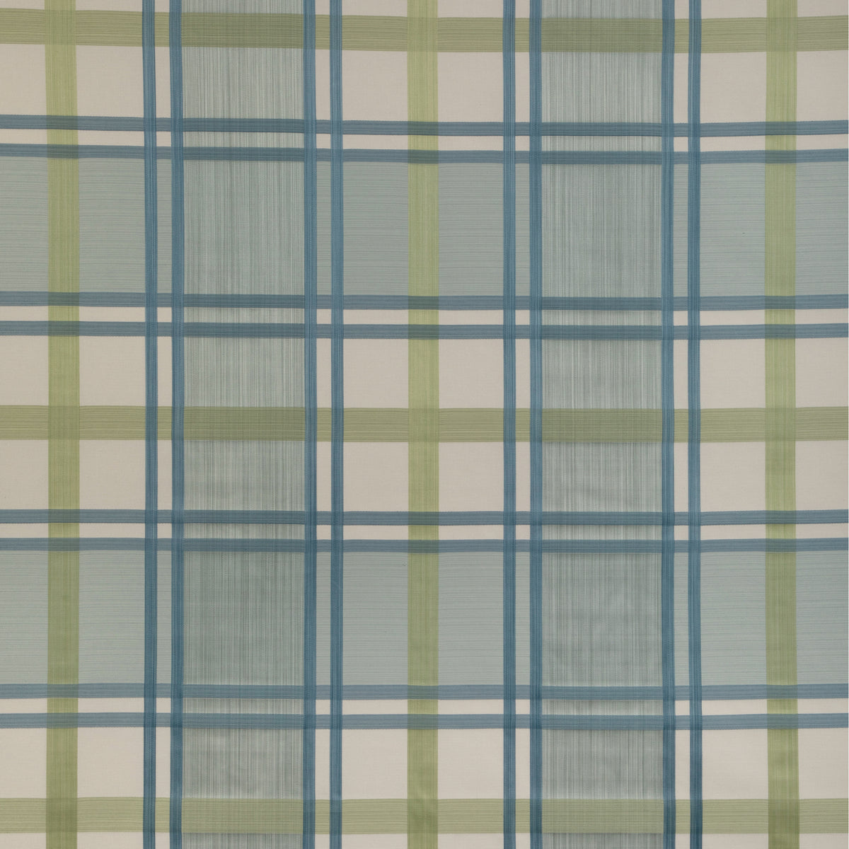 Davies Plaid - Aqua/Leaf