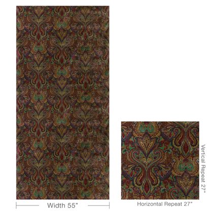 Carswell Velvet - Topaz/Ruby
