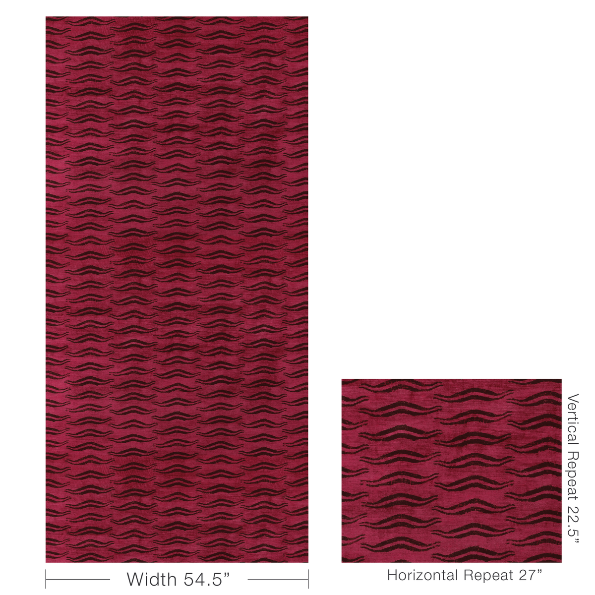 Beckett Velvet - Garnet