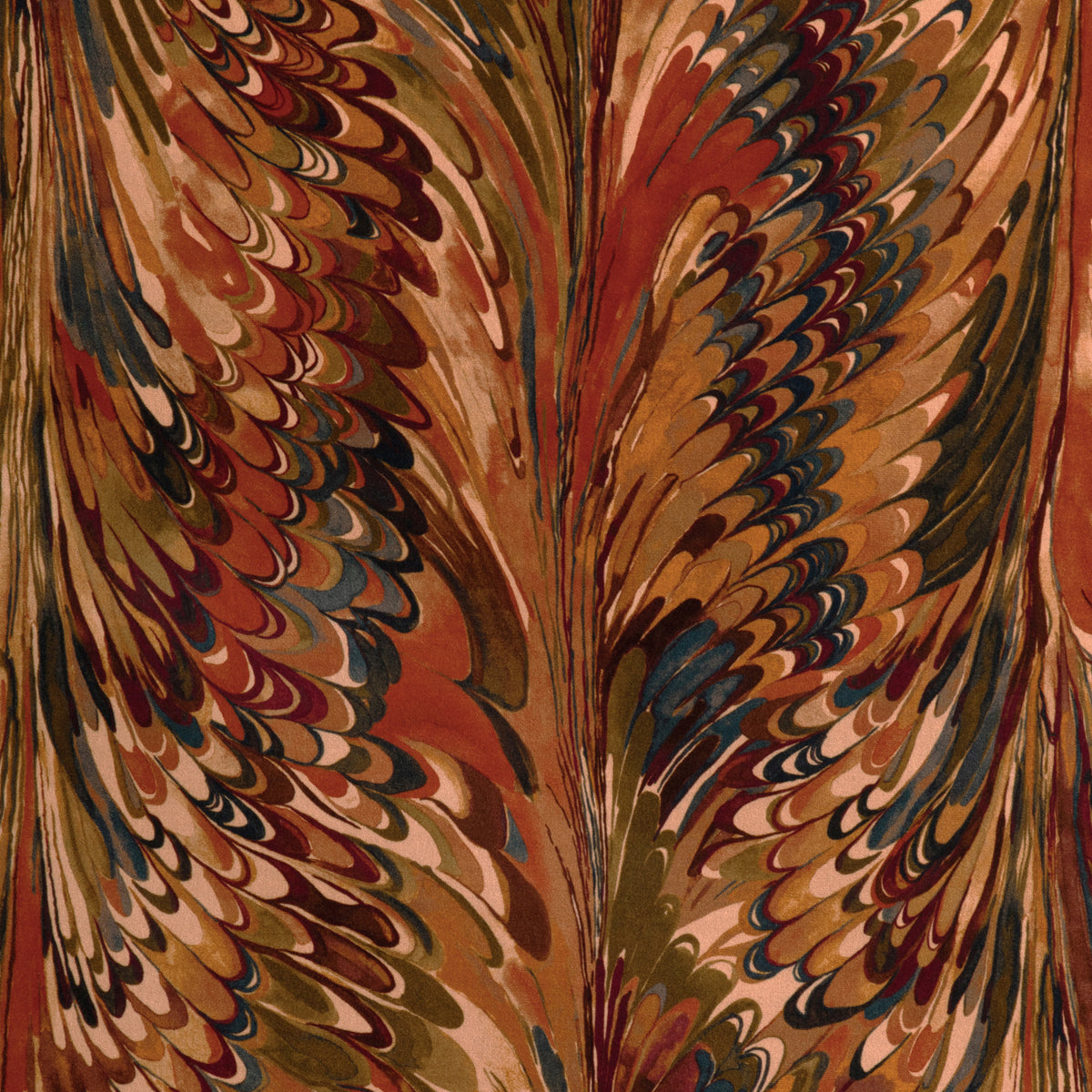 Taplow Velvet - Clay/Plum