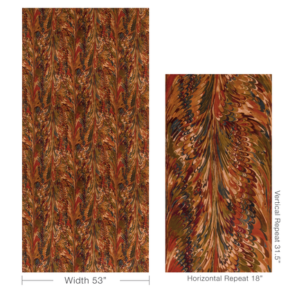 Taplow Velvet - Clay/Plum