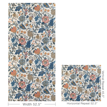 Hazelwood Print - Indigo