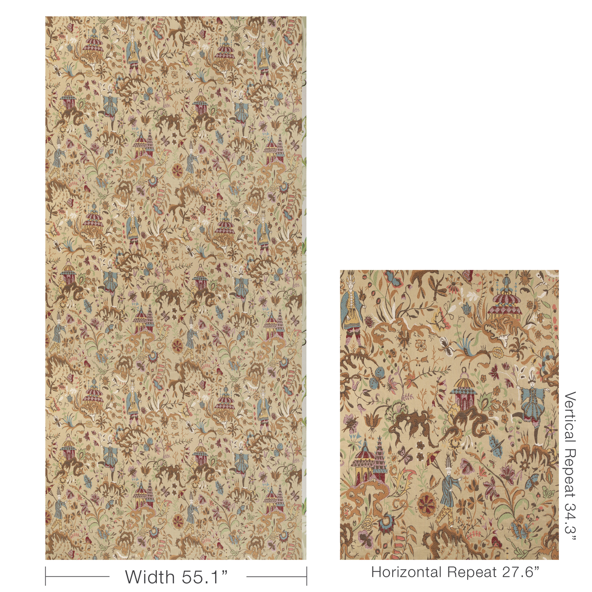 Chinese Brocade - Sand