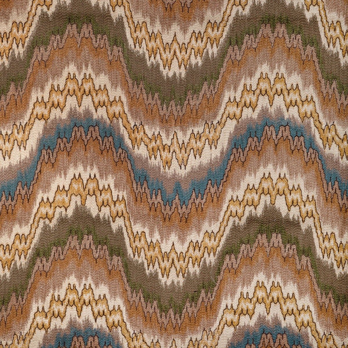 Flame Embroidery - Fawn