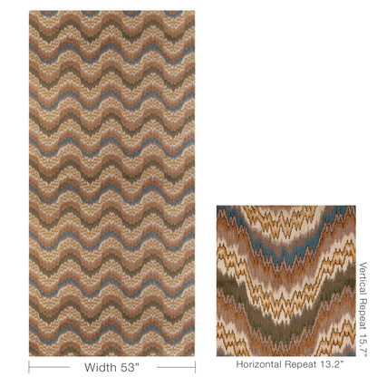 Flame Embroidery - Fawn