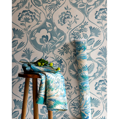 Calathea Print - Aqua