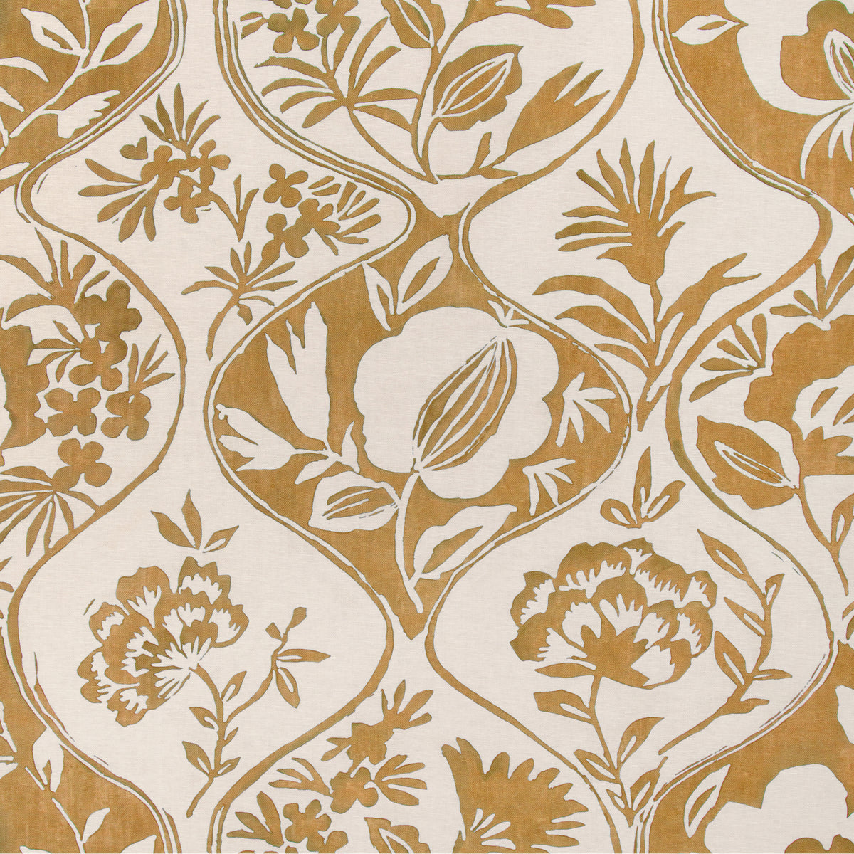 Calathea Print - Gold