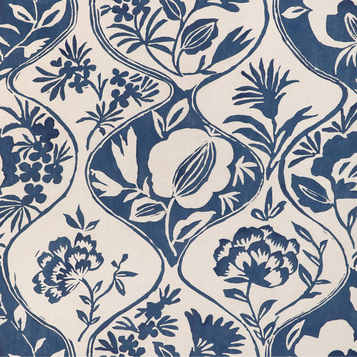 Calathea Print - Indigo
