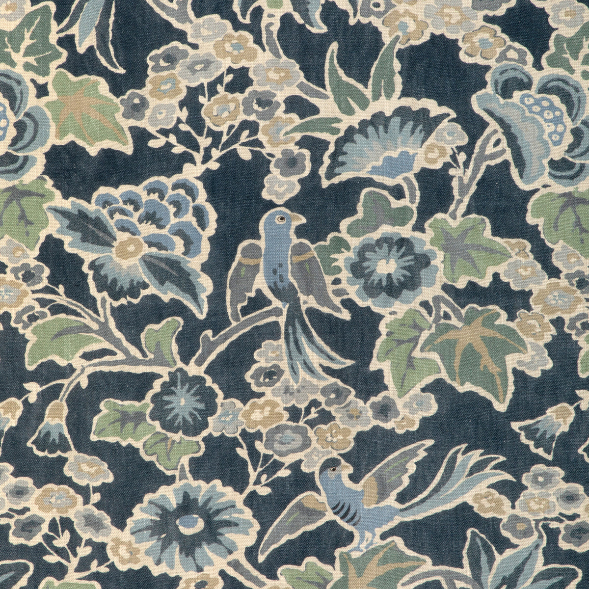 Posy Print - Denim/Slate