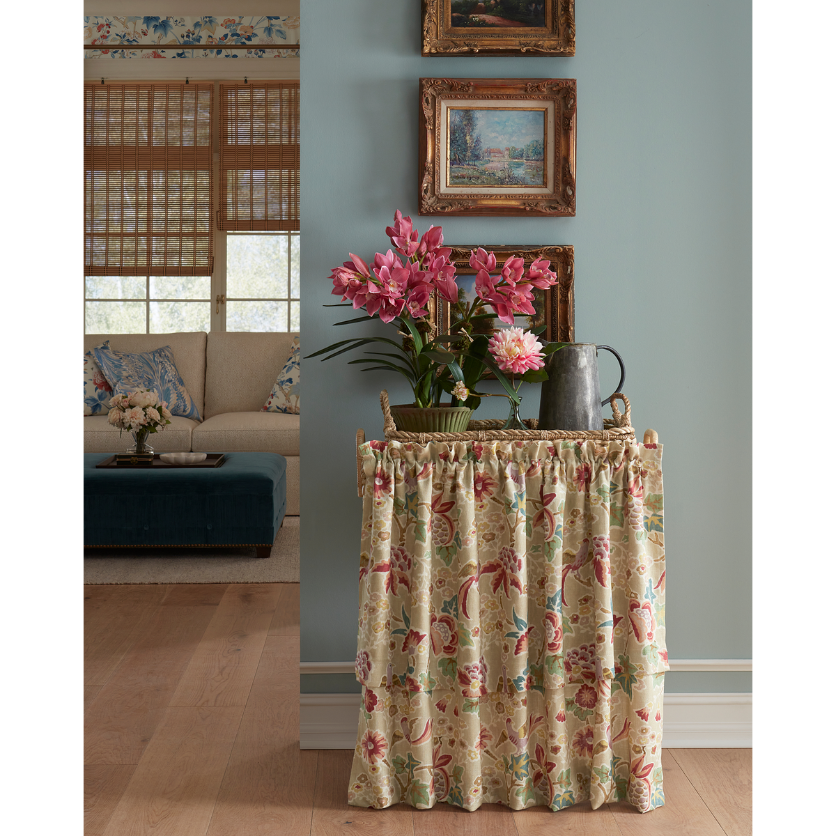 Posy Print - Berry/Leaf