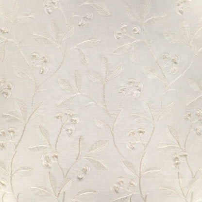 Iris Embroidery - Ivory