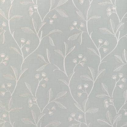Iris Embroidery - Aqua
