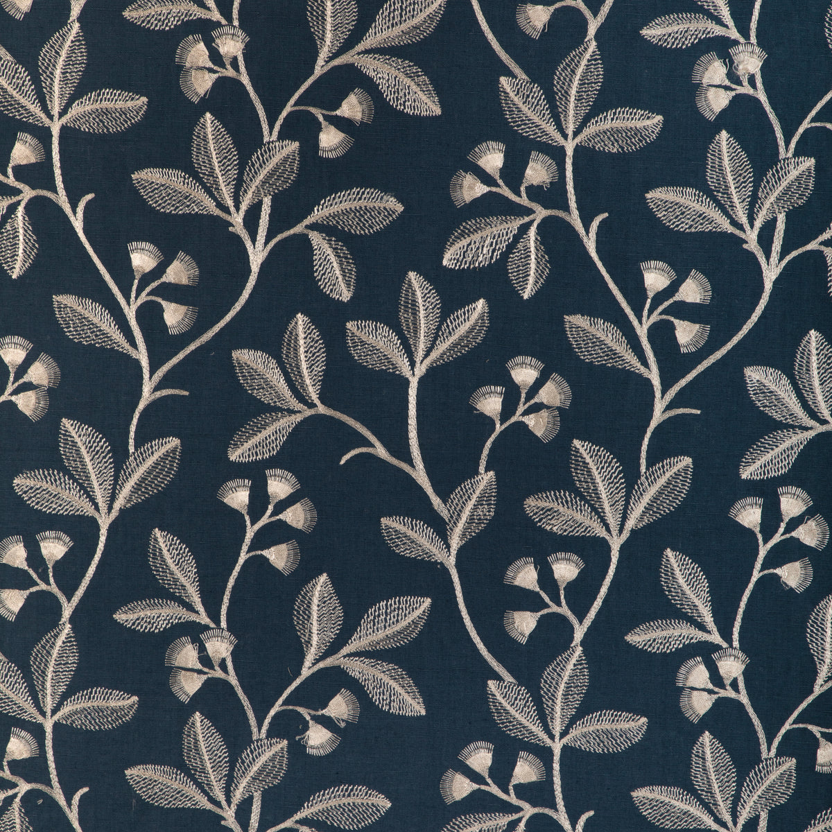 Iris Embroidery - Midnight