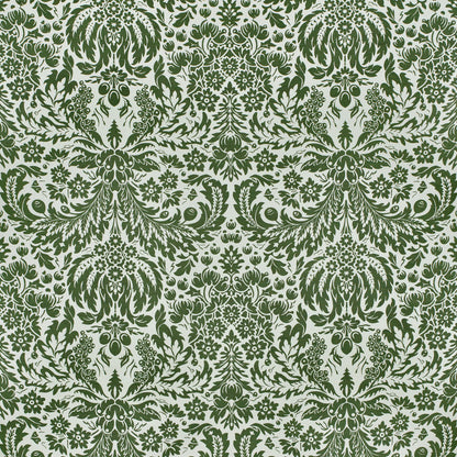 Damask - Dark Green