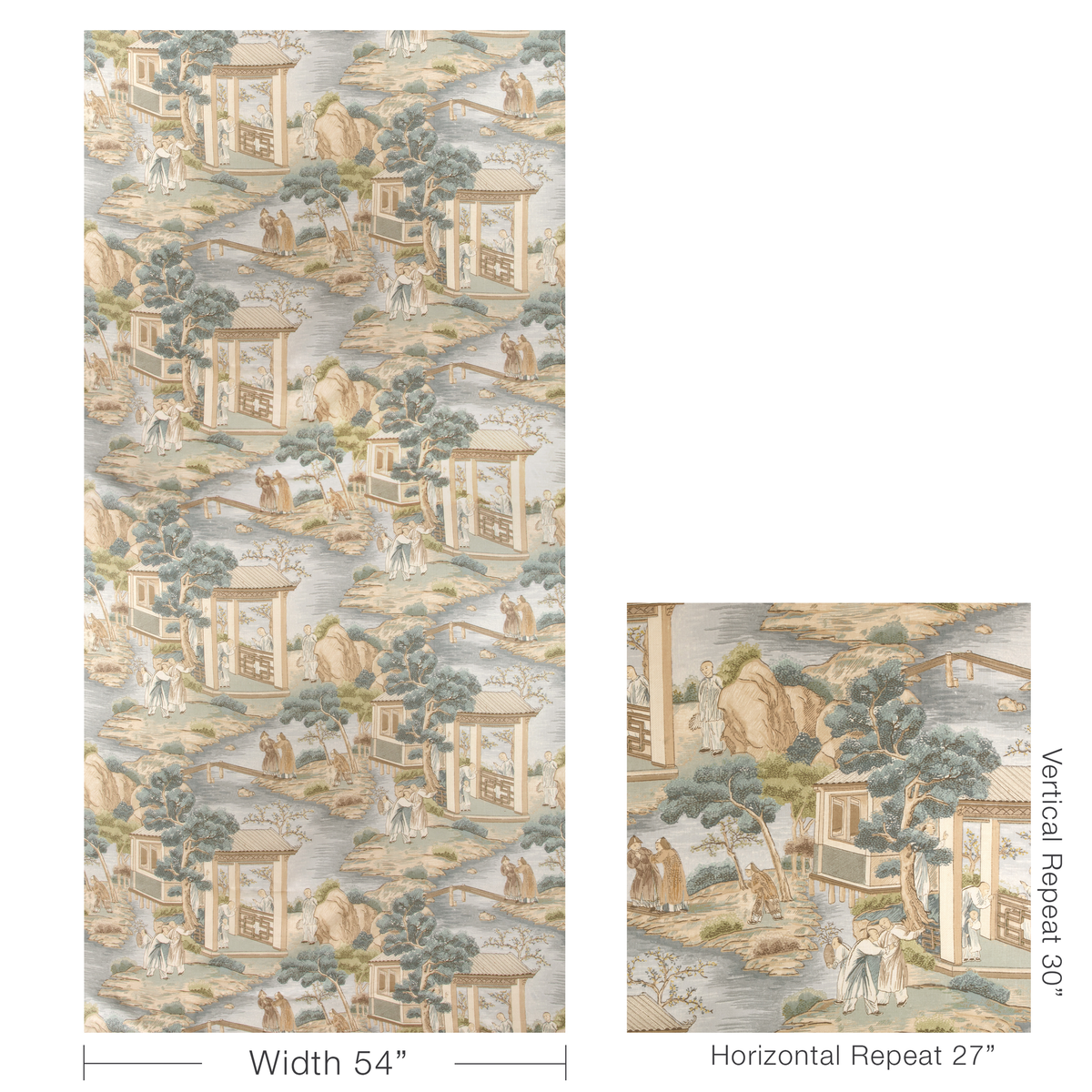 Tarim River Print - Aqua