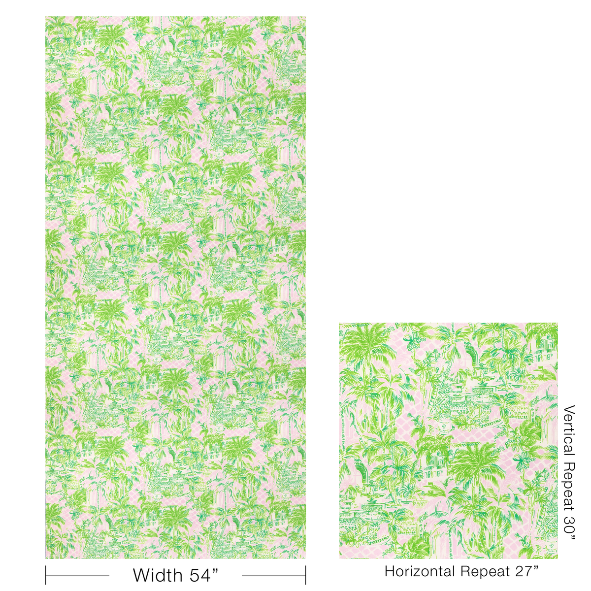 Palm Beach - Pink/Green