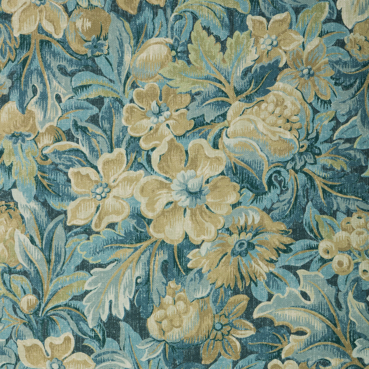 Harper Print - Indigo