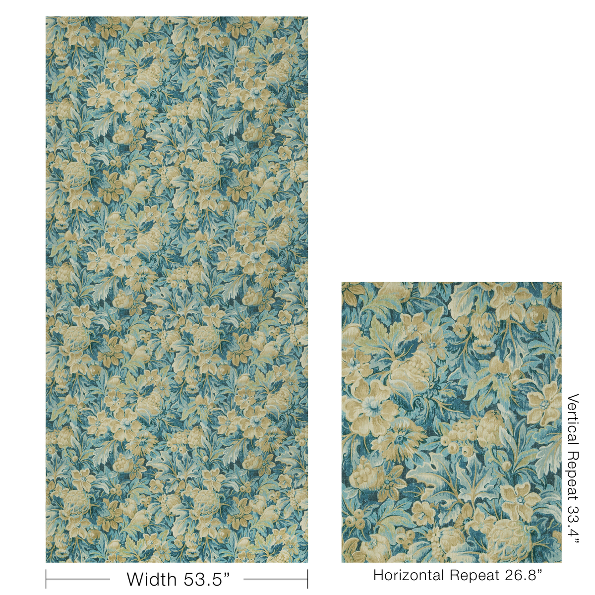 Harper Print - Indigo