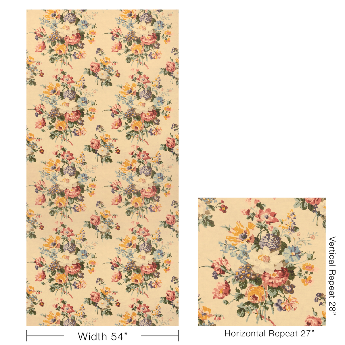 Hathaway Print - Antique