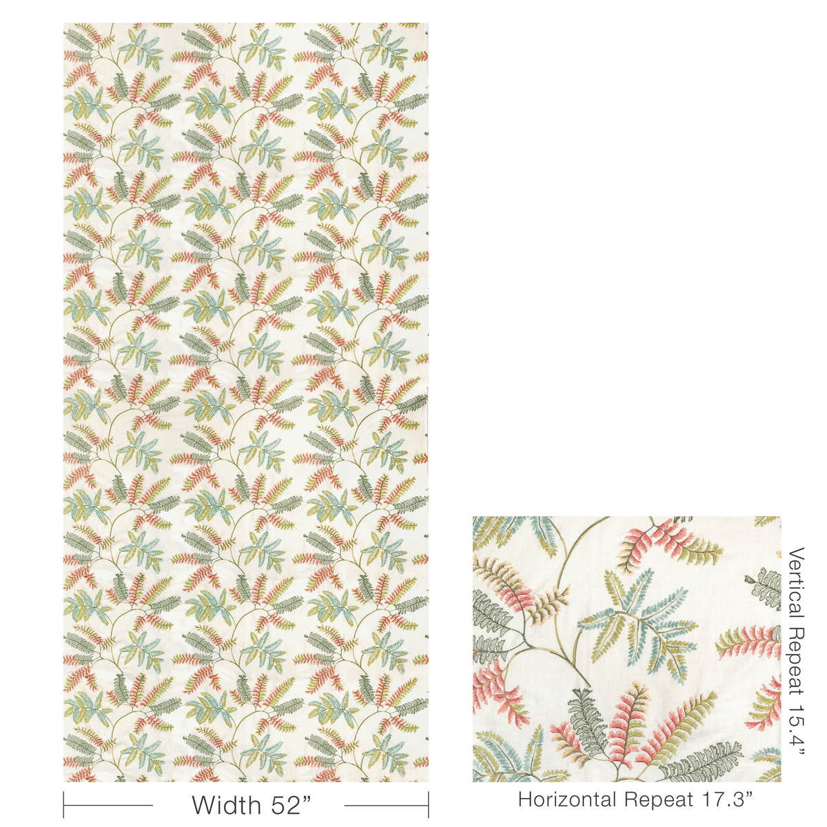 Royal Fern Emb - Summer