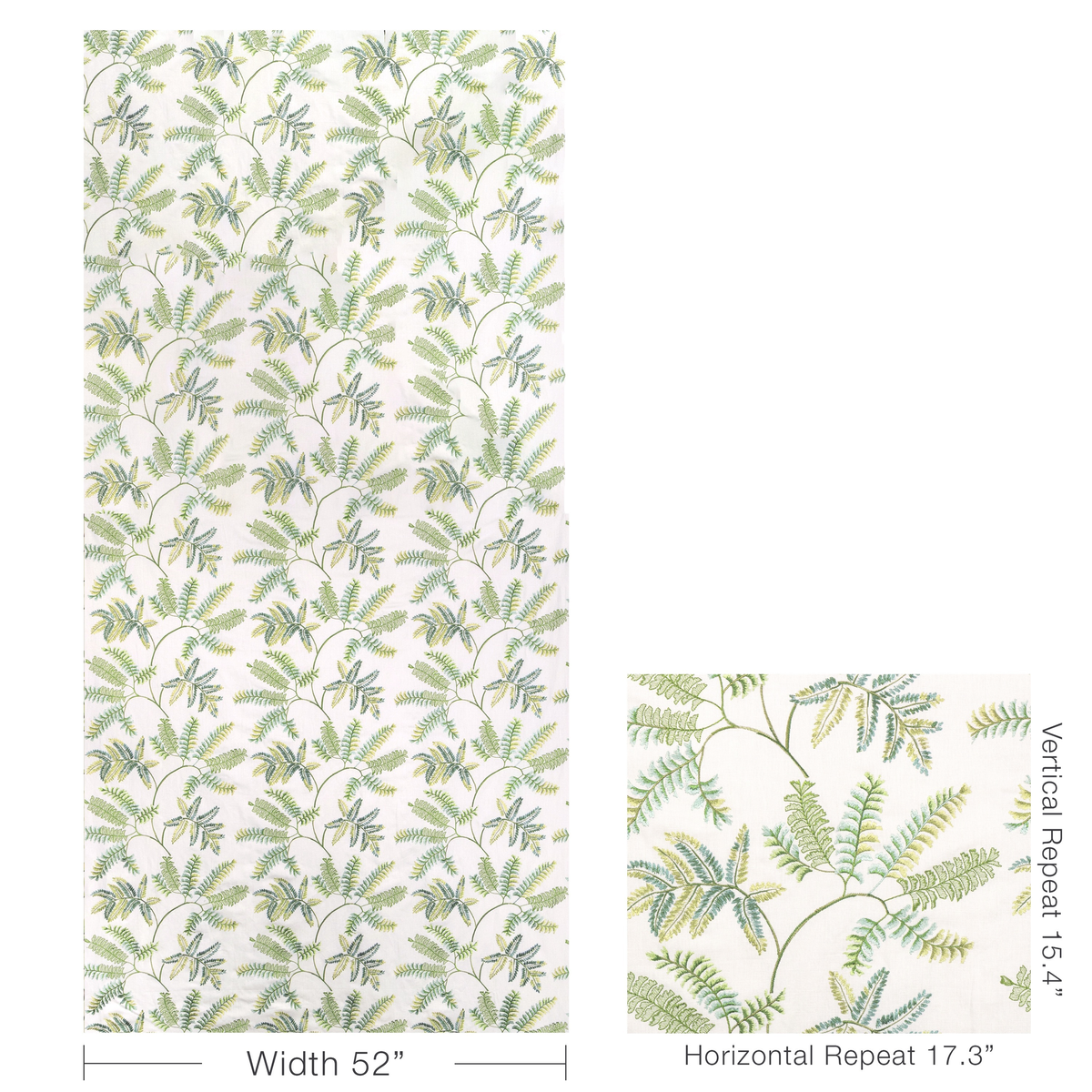 Royal Fern Emb - Spring