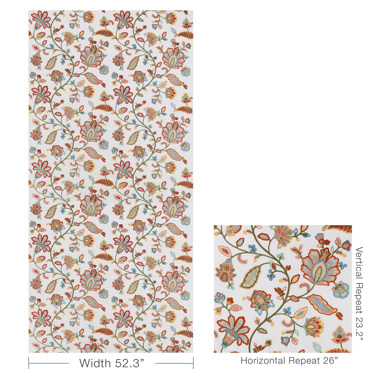 Westfield Emb - Ivory/Multi