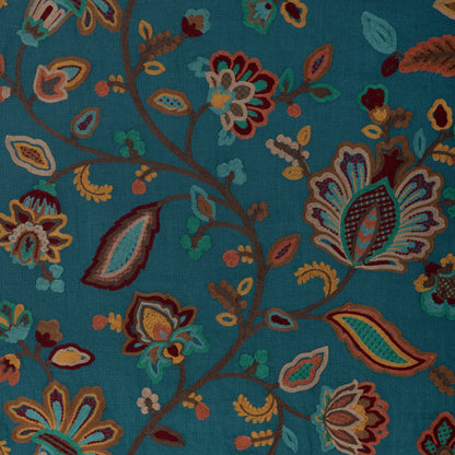 Westfield Emb - Teal/Ochre