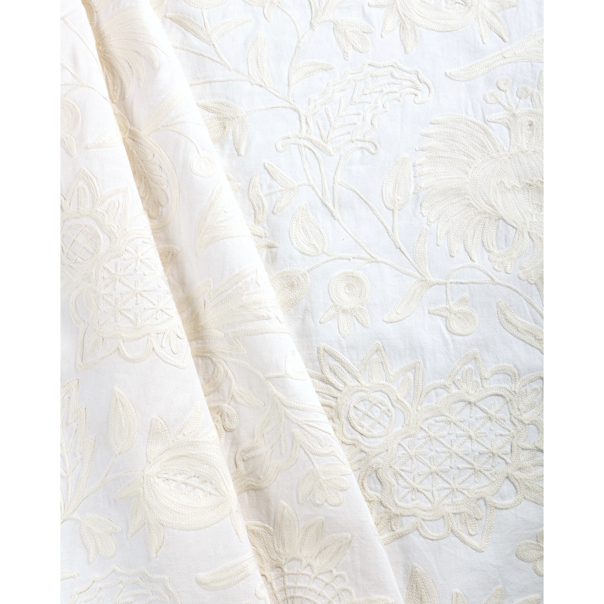 Folkland Emb - Ivory
