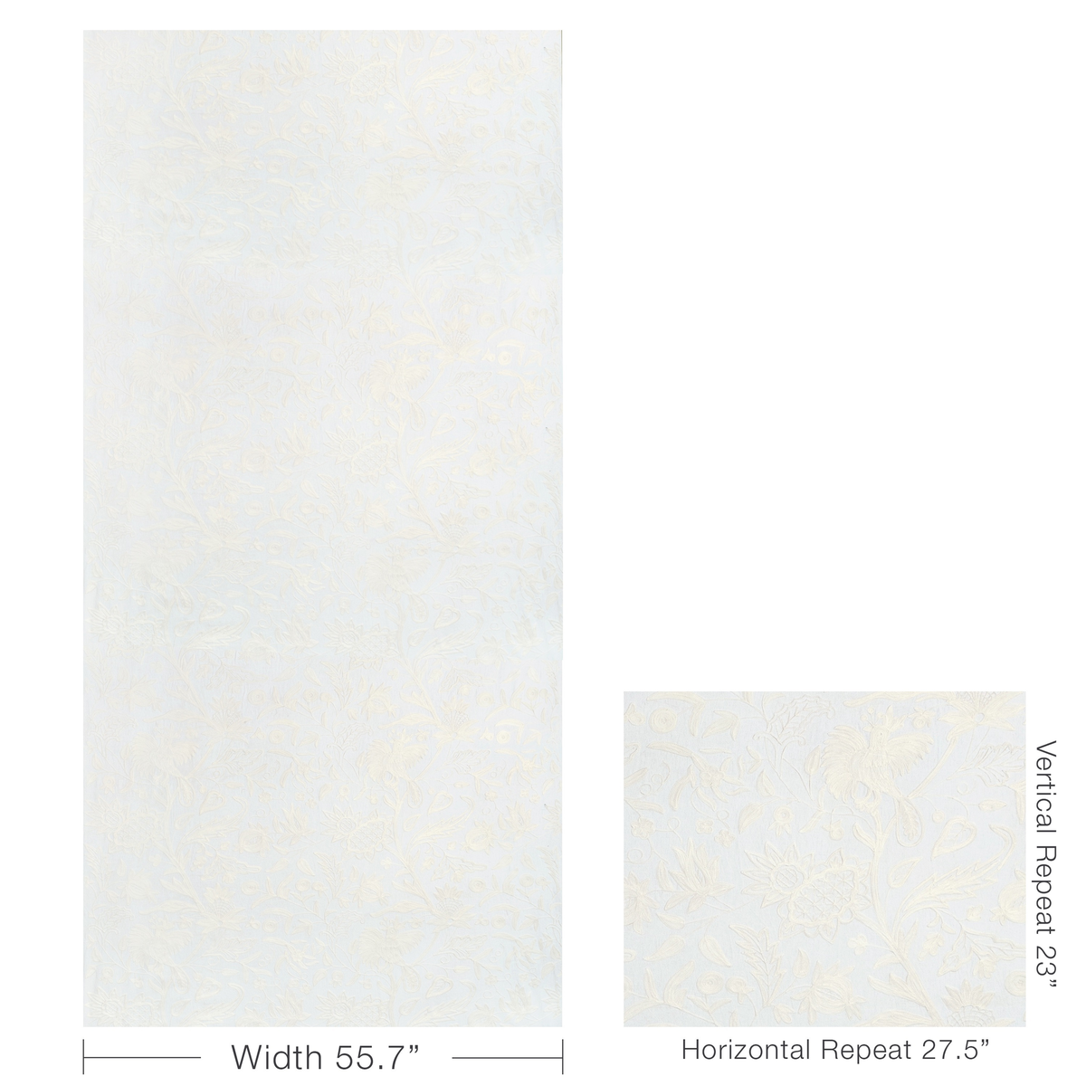 Folkland Emb - Ivory
