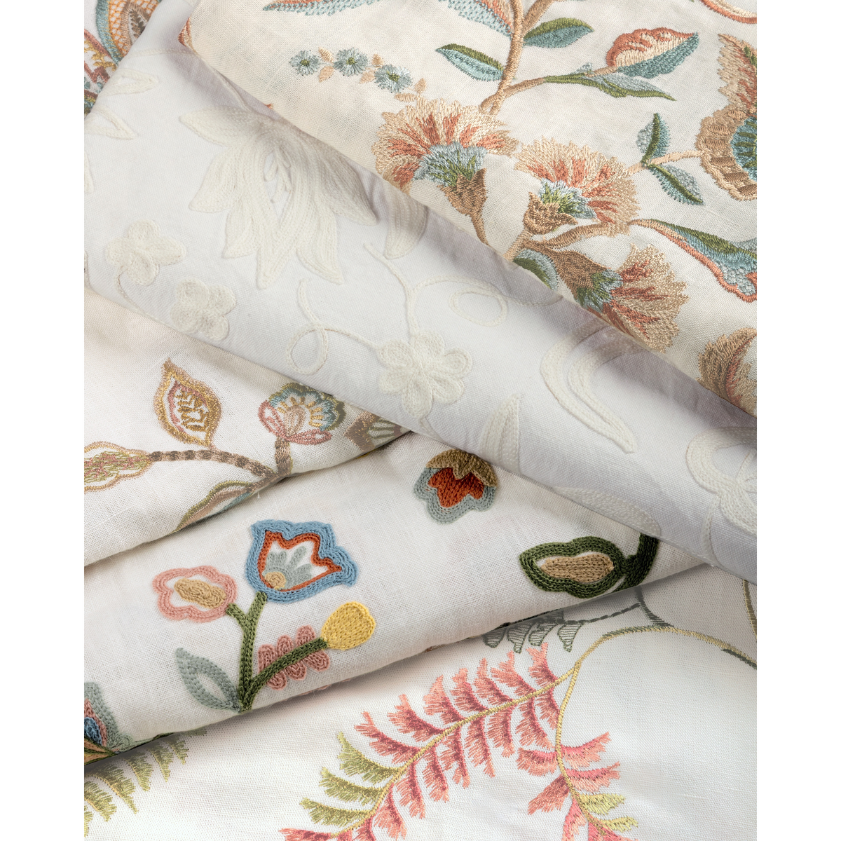 Folkland Emb - Ivory