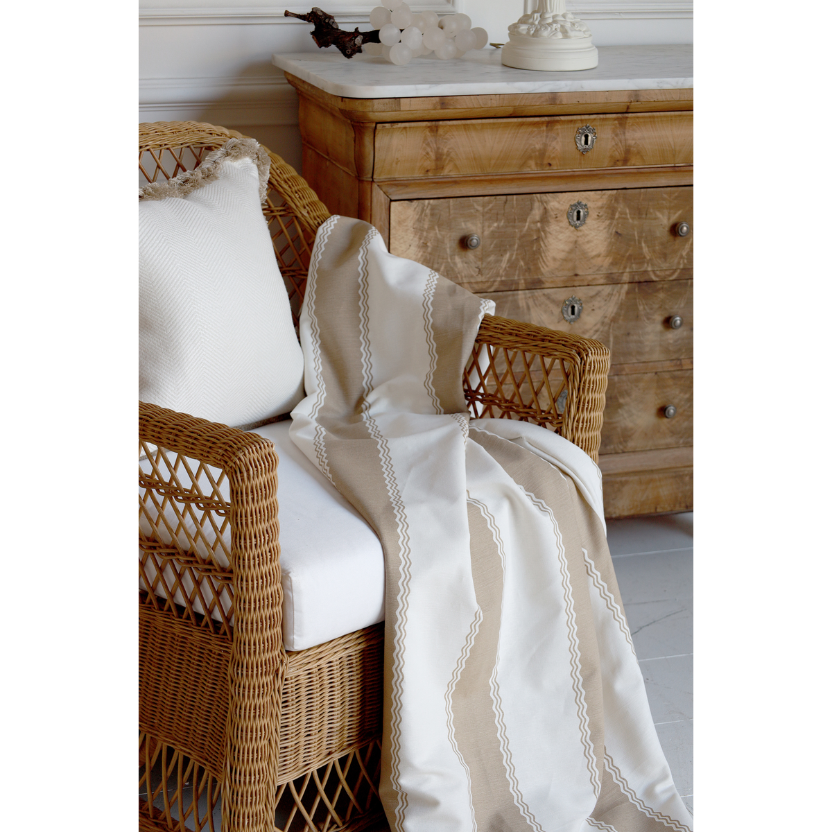 Onda Stripe - Marron Glace