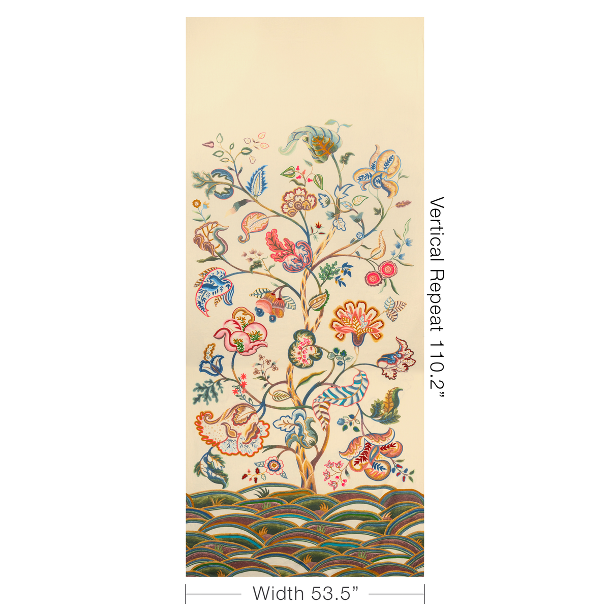 Haywood Emb Panel - Multi