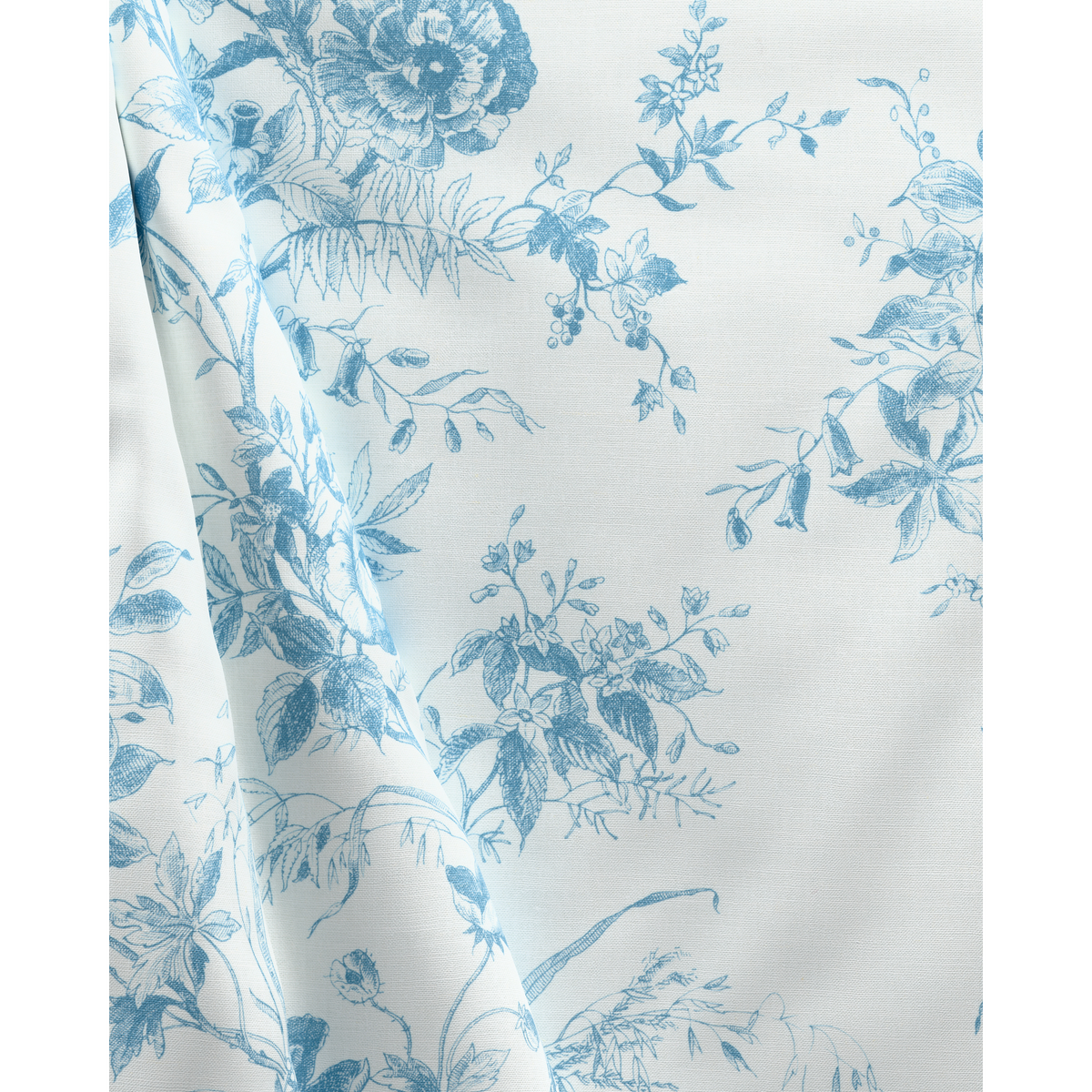 Tea Rose Toile - Blue