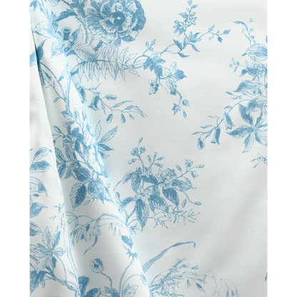 Tea Rose Toile - Blue