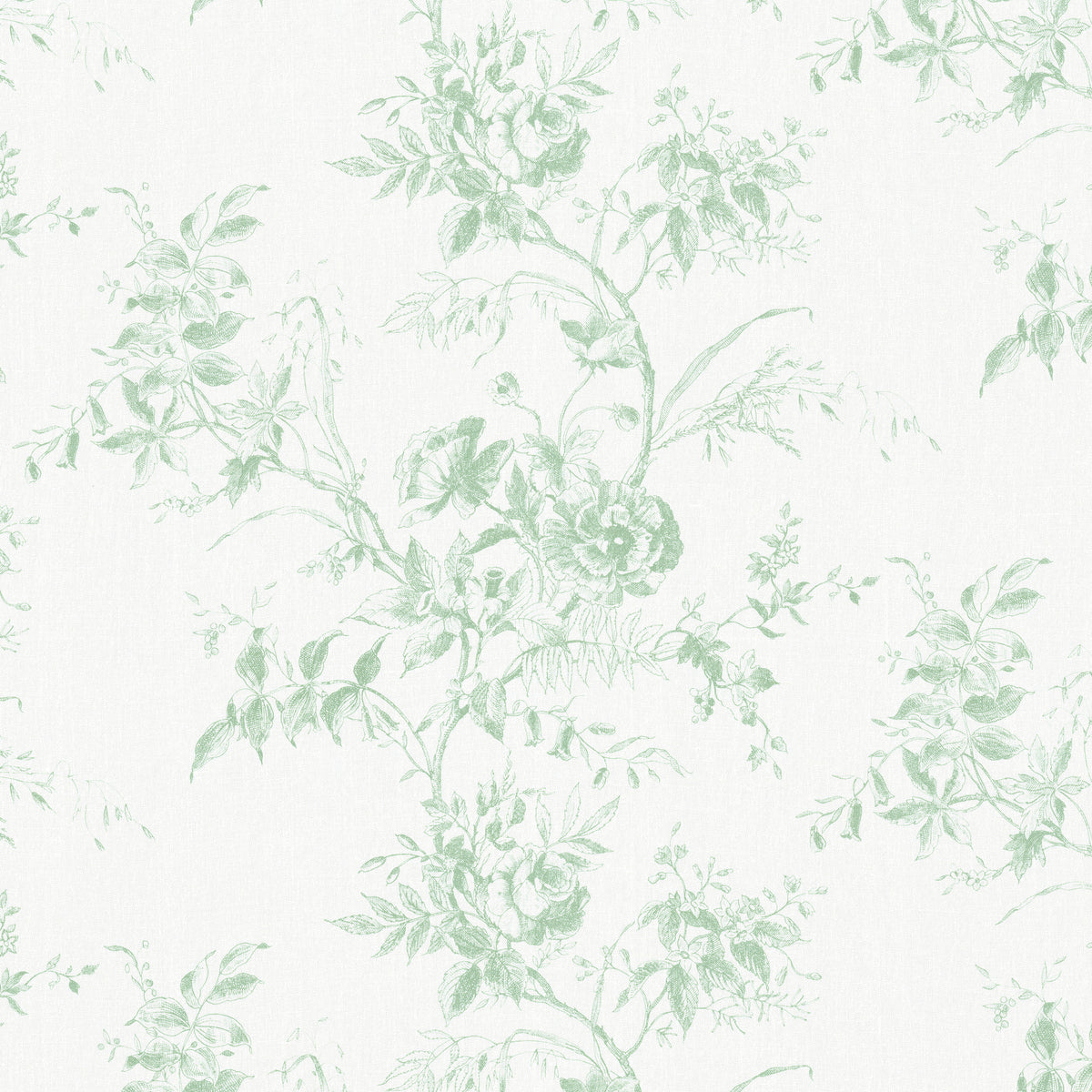 Tea Rose Toile - Leaf