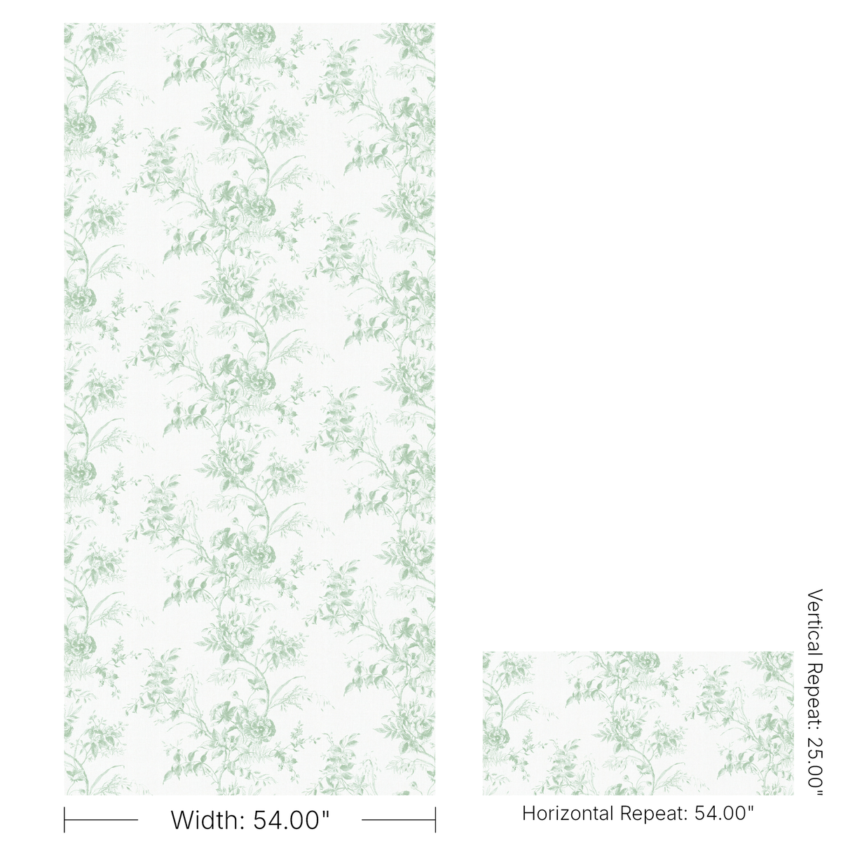 Tea Rose Toile - Leaf