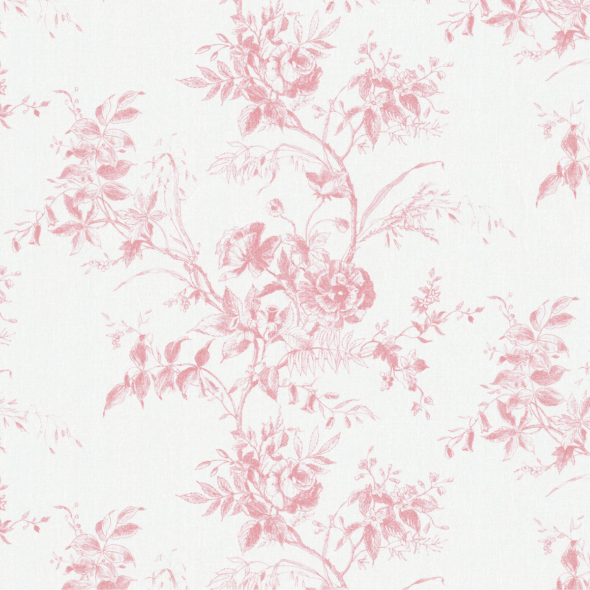 Tea Rose Toile - Rose