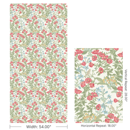 Plumeria Print - Coral