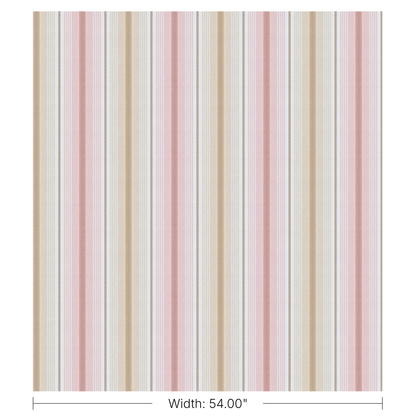 Elowen Stripe - Rose