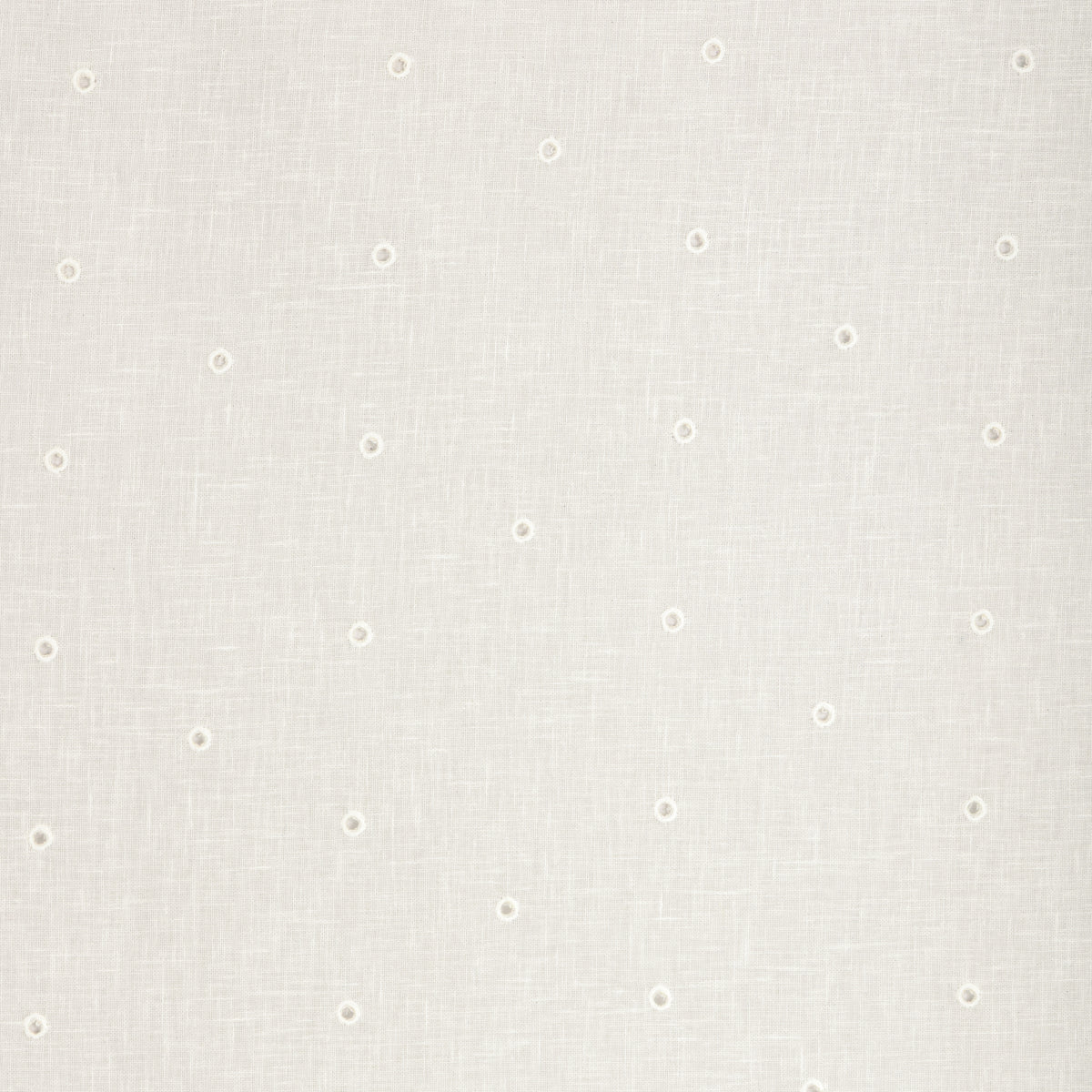 Eyelet Sheer - White