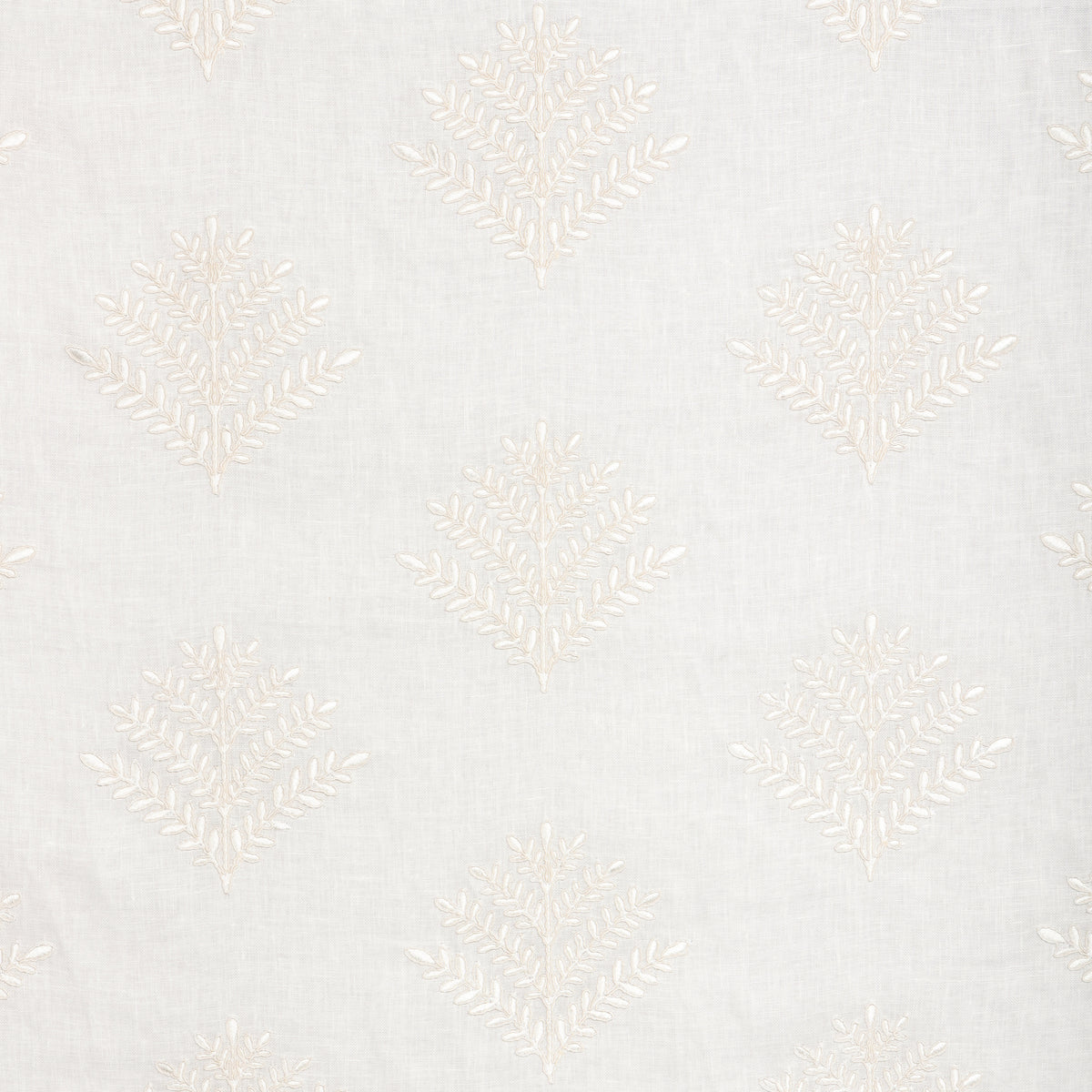 Fernly Emb - Ivory