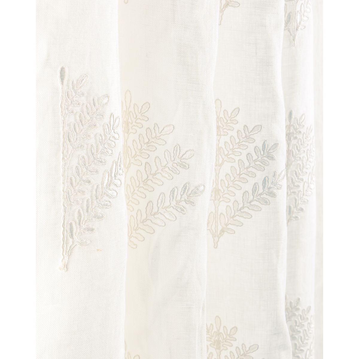 Fernly Emb - Ivory
