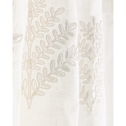 Fernly Emb - Ivory