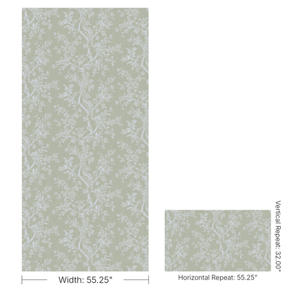 Camellia Toile - Pear
