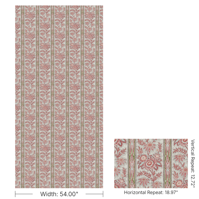 Margaux Print - Coral