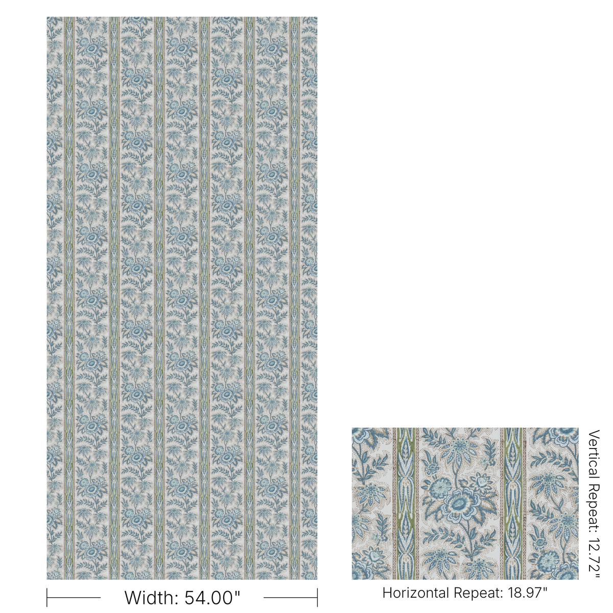 Margaux Print - Blue