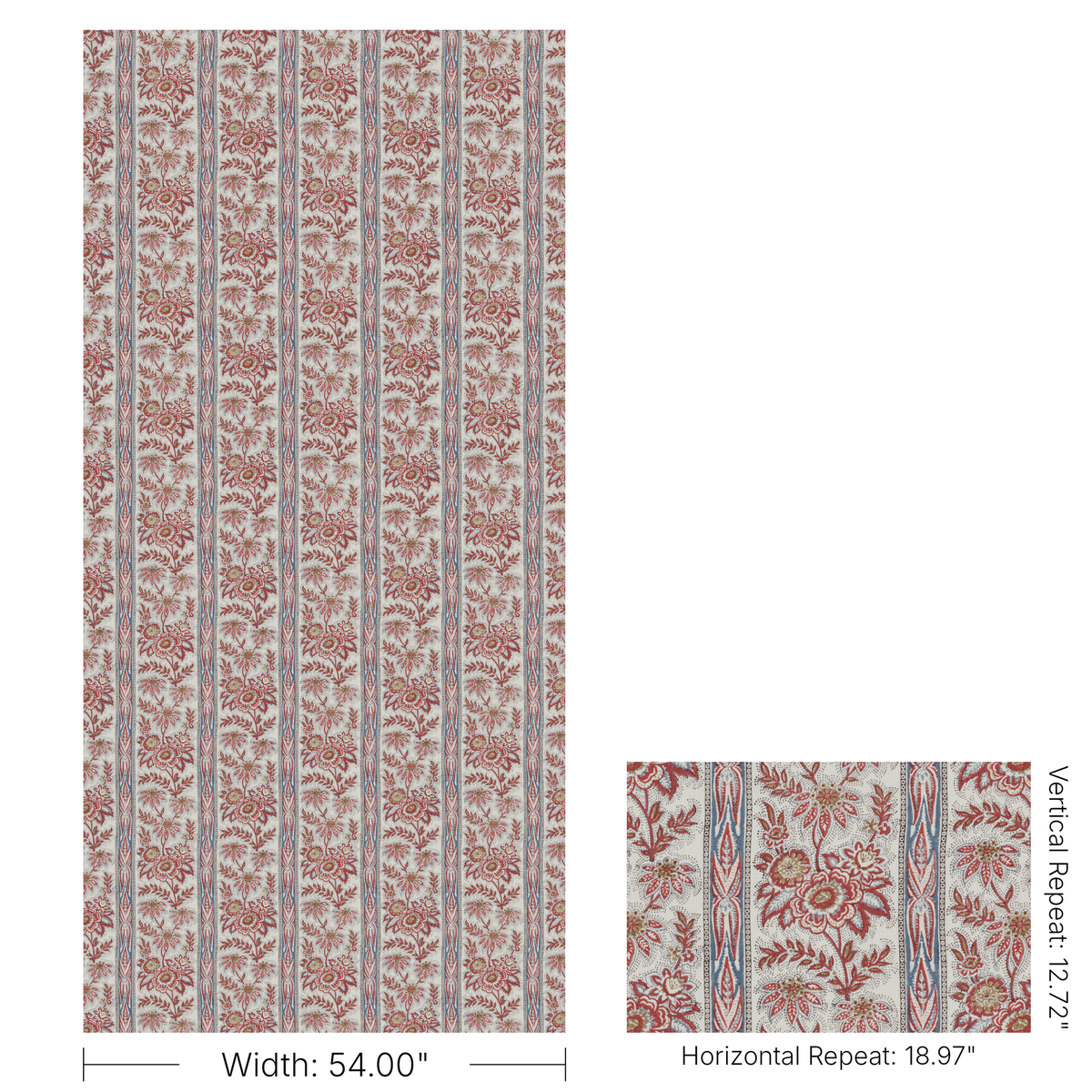 Margaux Print - Brick